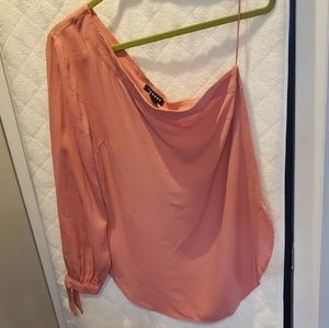 One shoulder blouse